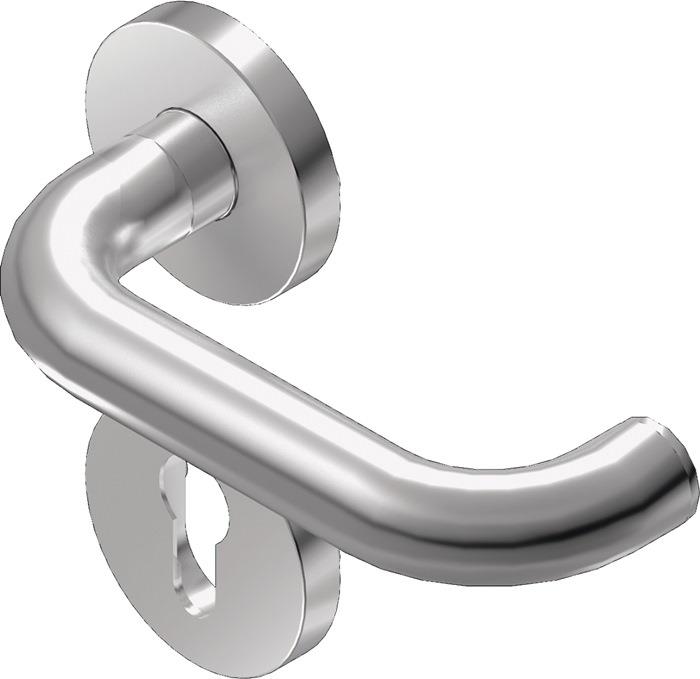 Feuerschutz Halbgarnitur Halbgarnitur Drücker Rosette Rondo Rosette