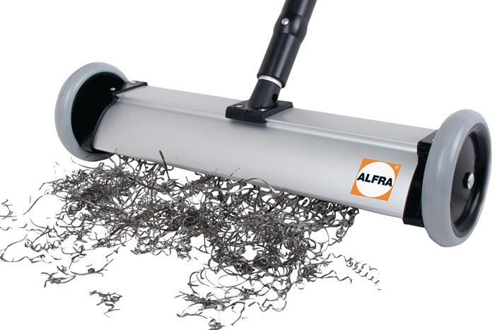 Spänebesen Aluminium Länge 750-1050 mm mit Teleskopstiel ALFRA