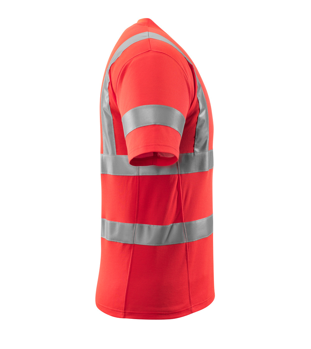 T-Shirt SAFE CLASSIC Hi-vis Rot L