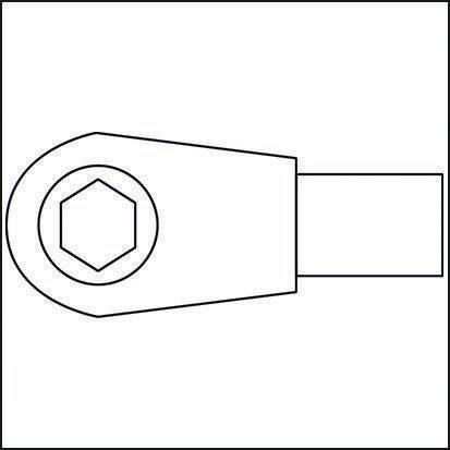 Einsteckumschaltknarre 6408 9x12mm 1/4 " Spezialstahl HAZET