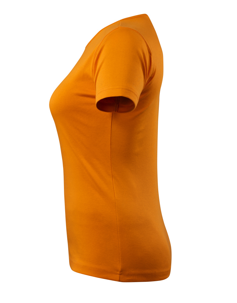 Damen-Passform T-Shirt CROSSOVER Hellorange XS