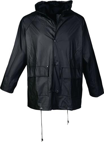 PU Regenschutzjacke Gr.XL schwarz ASATEX