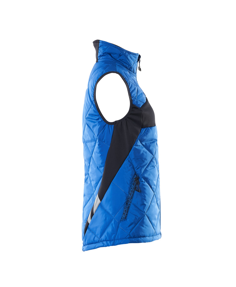Damen-Passform Thermoweste ACCELERATE Azurblau/Schwarzblau M