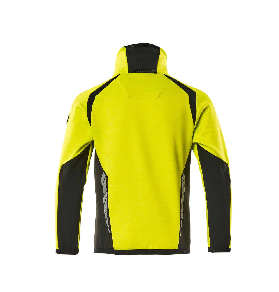 Fleecejacke für Kinder ACCELERATE SAFE Hi-vis Gelb/Schwarz 152