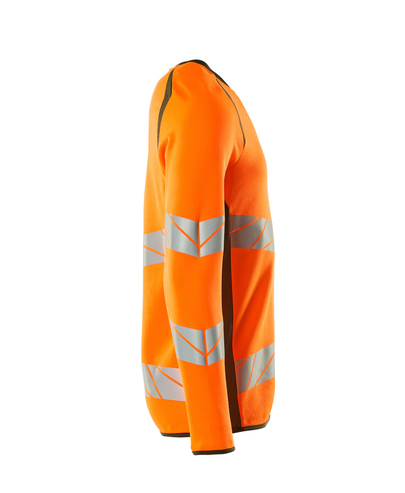 Sweatshirt ACCELERATE SAFE Hi-vis Orange/Moosgrün XL ONE