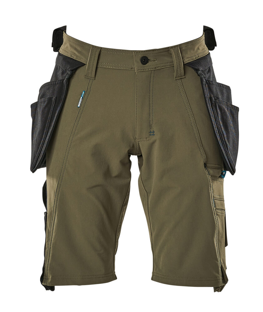 Shorts mit Hängetaschen ADVANCED Moosgrün C51
