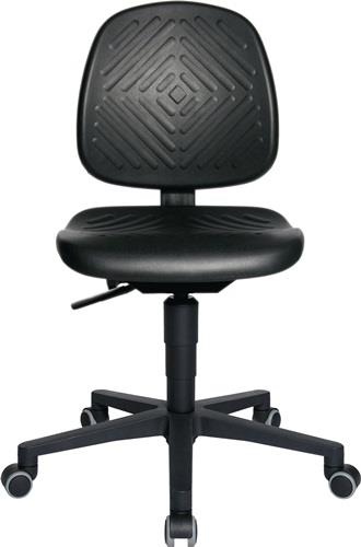 Arbeitsdrehstuhl TEC 40 Rl.Polyurethanschaum schwarz 410-540mm TOPSTAR