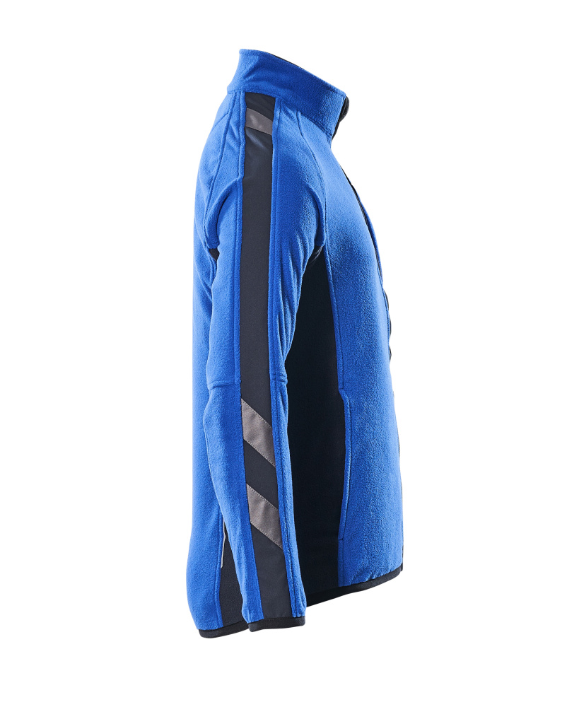 Fleecejacke UNIQUE Kornblau/Schwarzblau XL