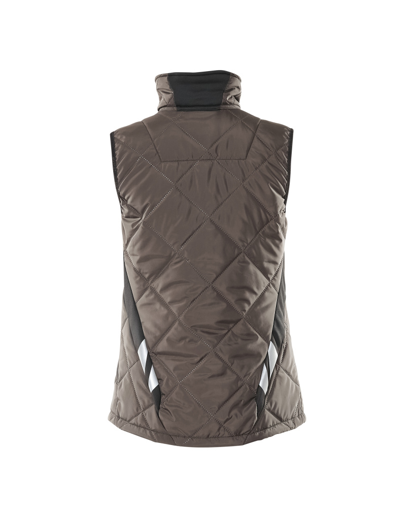 Damen-Passform Thermoweste ACCELERATE Dunkelanthrazit/Schwarz M