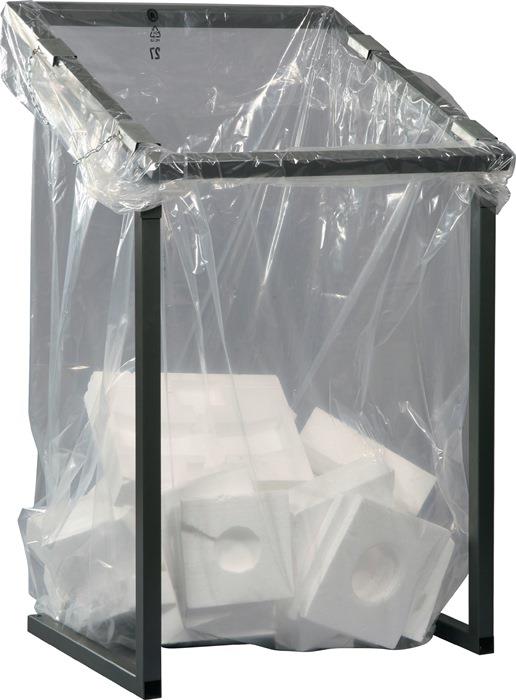 Abfallsammler H1230xB730xT695mm 1000 l anthrazit-eisenglimmer, DB703 stationär RENNER