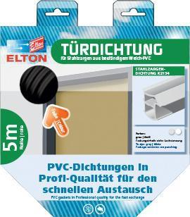 Türanschlagdichtung K2154 DIY 5 m grau K2154