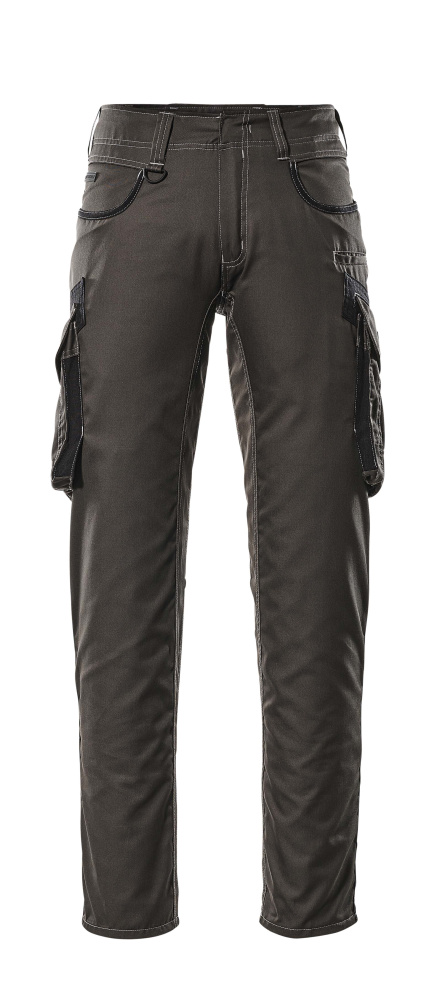 Hose mit Schenkeltaschen UNIQUE Dunkelanthrazit/Schwarz 82C50