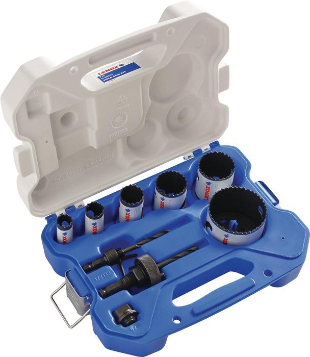 Lochsägensatz 9-teilig 19-68 mm Schnitttiefe 51 mm HSS-Bi-Metall LENOX