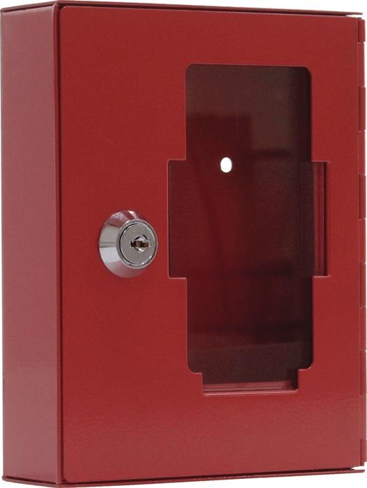 Notschlüsselkasten NS 1 H150xB120xT38 mm rot Stahl Anzahl Haken 1 ROTTNER