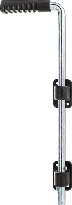 Bodenschieber galv. verz. dickschichtpassiviert L400xS16mmStahl schwarz Abstand Bolzen - Tor 40 mm GAH