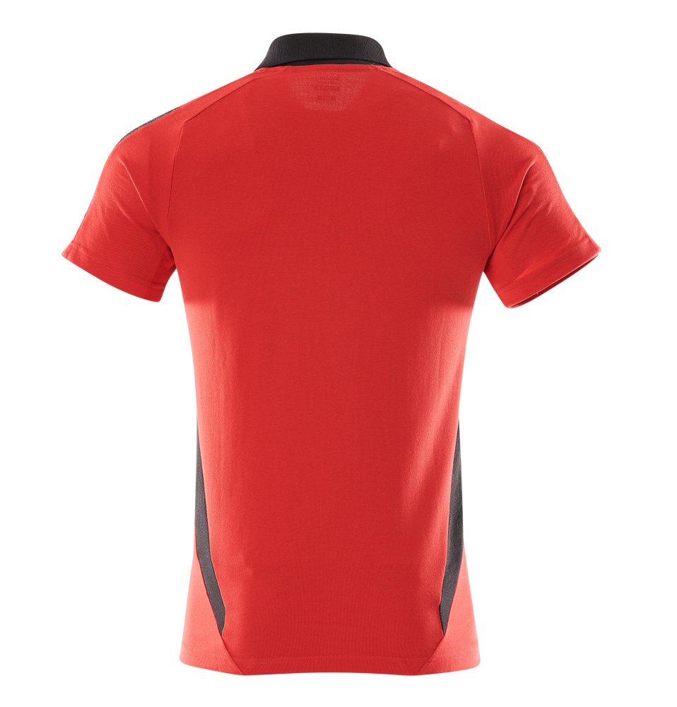 Polo-Shirt ACCELERATE Verkehrsrot/Schwarz M  ONE