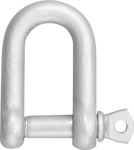 Schäkel Trgf.100kg Bügel/Bolzen 6mm ger.Form VE=50 St.