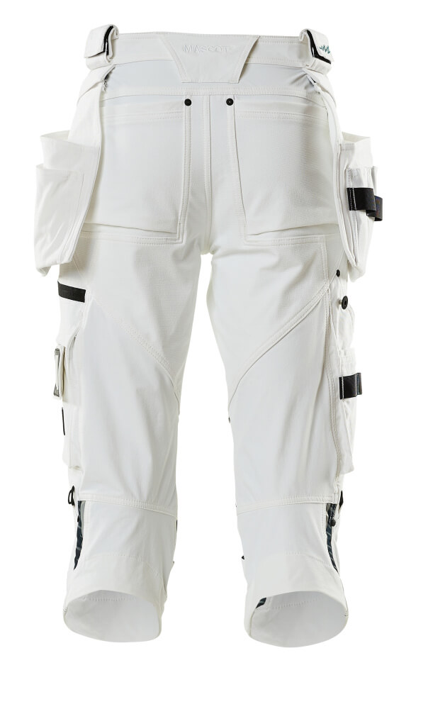 Dreiviertel-Hose mit Hängetaschen ADVANCED Weiß C42
