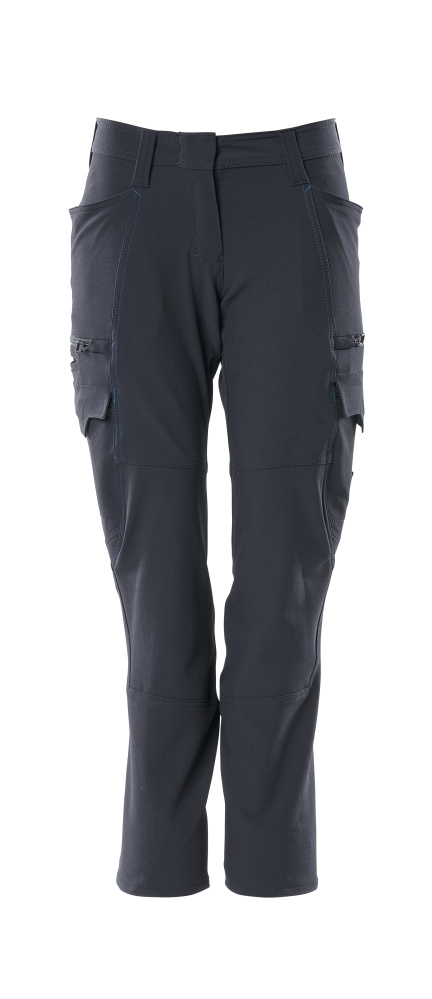 Damen-Passform DIAMOND Hose mit Schenkeltaschen ACCELERATE Schwarzblau 76C34