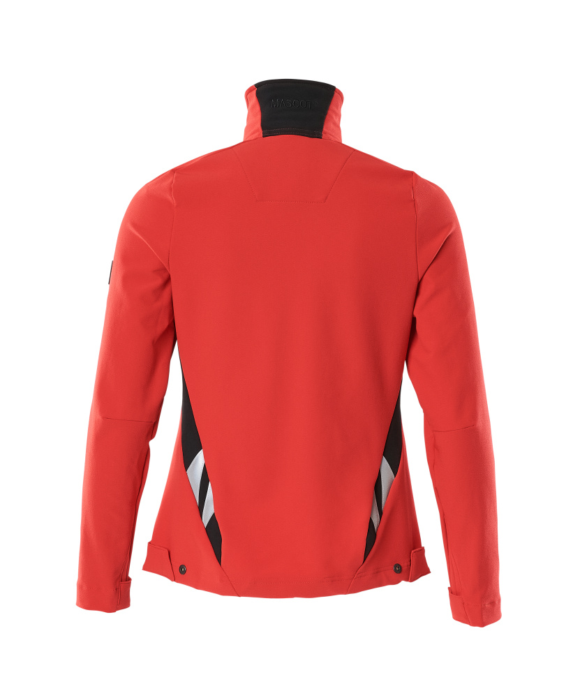 Damen-Passform Jacke ACCELERATE Verkehrsrot/Schwarz 4XL
