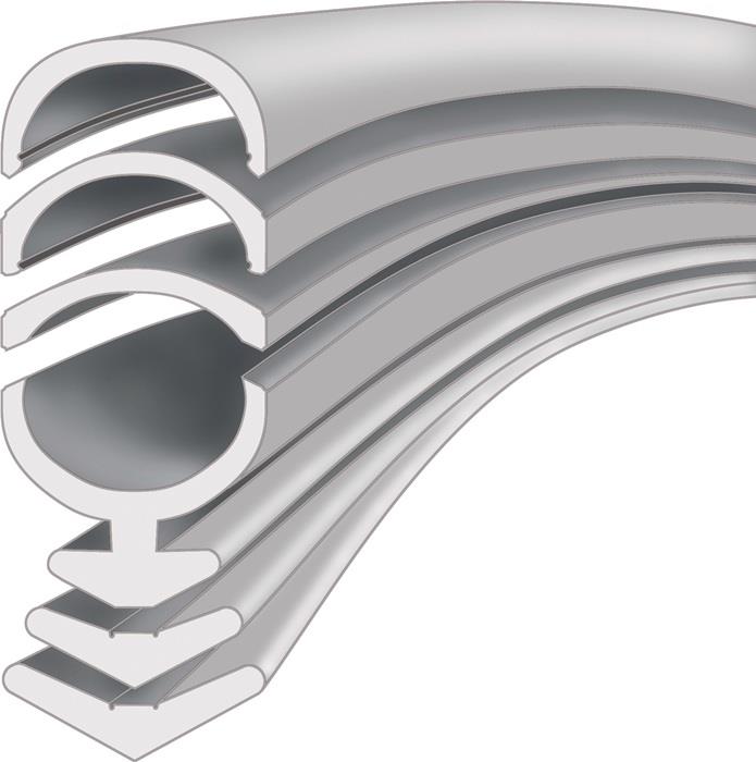 Renovierungsdichtung UNIVERSAL Plus DIY Länge 5 m Breite 8 mm zum Einziehen dunkelbraun