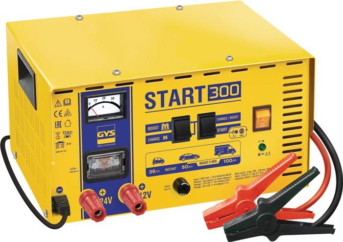 Batterieladegerät START 300 12 / 24 V Boost 12V: 10-23 / 24V: 8-17 A GYS