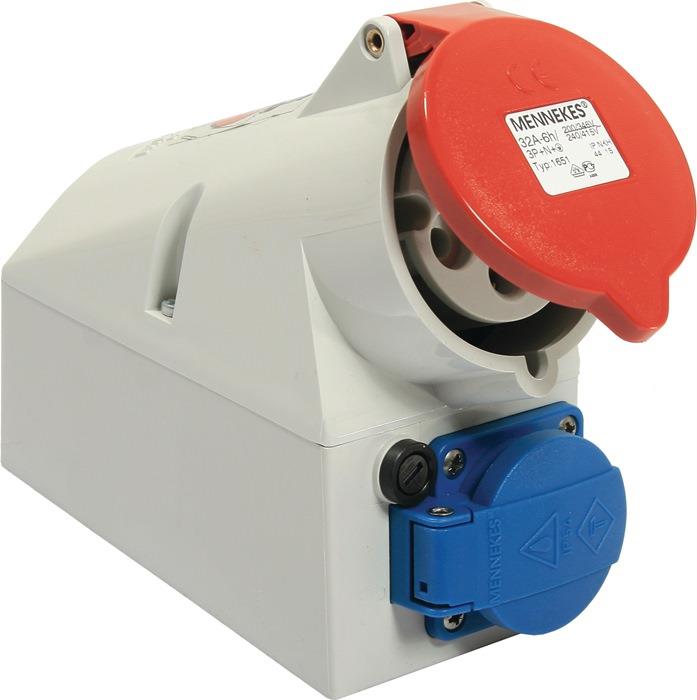 CEE-Wanddose 32 A 400 V Steckerstellung 6 h IP44 AS-SCHWABE