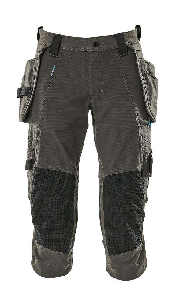 Dreiviertel-Hose mit Hängetaschen ADVANCED Dunkelanthrazit C42