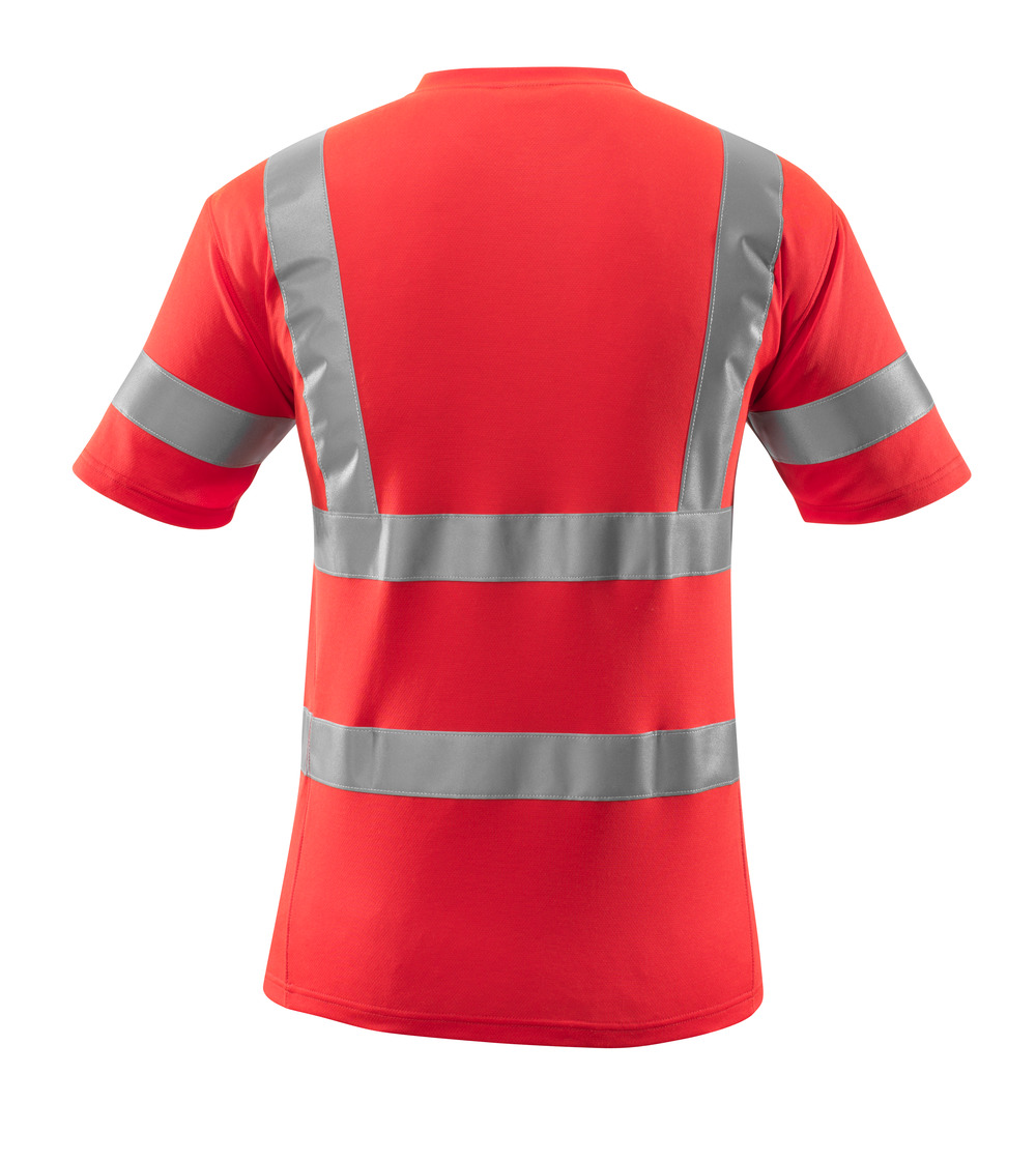 T-Shirt SAFE CLASSIC Hi-vis Rot L
