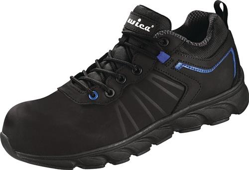 Sicherheitsschuh VEZZO Gr.40W.10,5 schwarz/blau S3 SRC EN20345 Action-Nubuk WICA