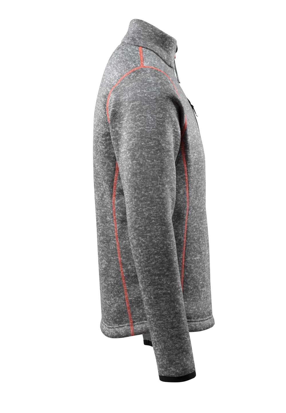 Strickpullover mit kurzem Reißverschluss HARDWEAR Grau-meliert M