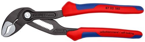Wasserpumpenzange Cobra® L.180mm Spann-W.36mm pol.Mehrkomp.-Hülle KNIPEX