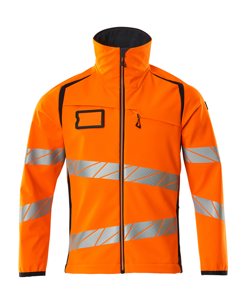 Softshelljacke ACCELERATE SAFE Hi-vis Orange/Schwarzblau S