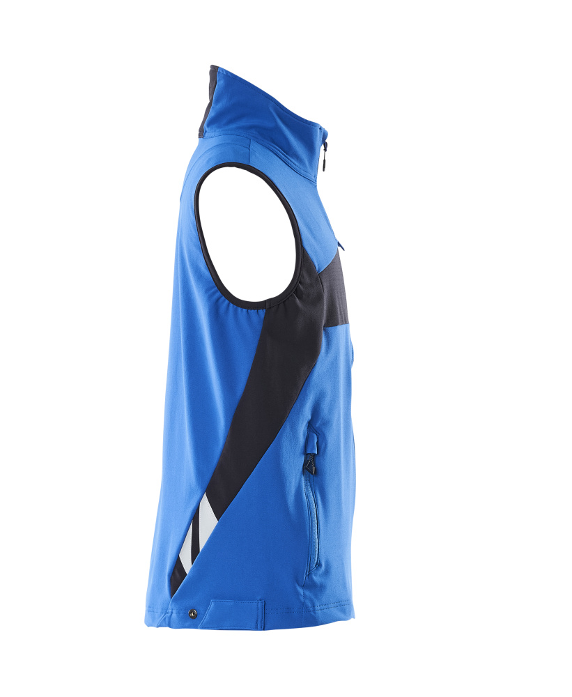Weste ACCELERATE Azurblau/Schwarzblau XL