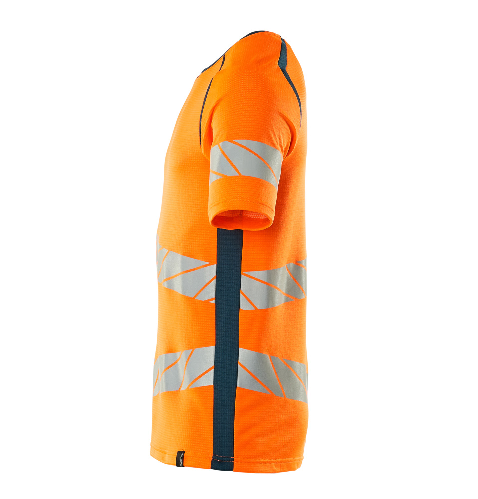 T-Shirt ACCELERATE SAFE Hi-vis Orange/Dunkelpetroleum 4XLONE