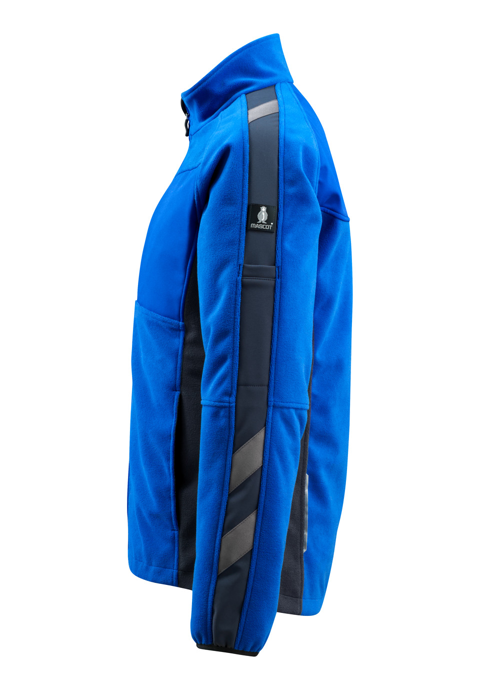 Fleecejacke UNIQUE Kornblau/Schwarzblau L