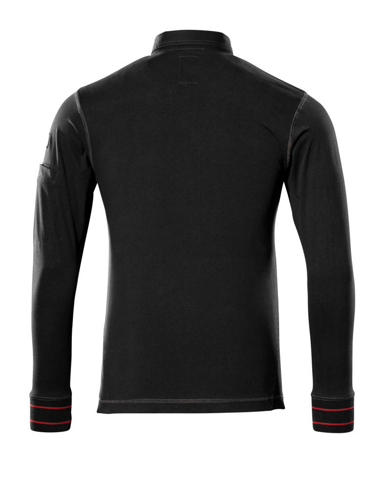 Polo-Sweatshirt FRONTLINE Schwarz L