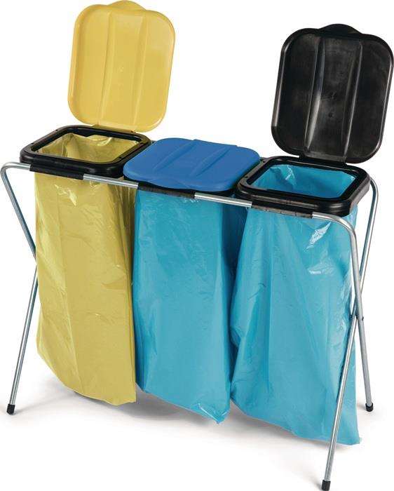 Abfallsammler 20 130 l gelb / blau / schwarz 960 mm