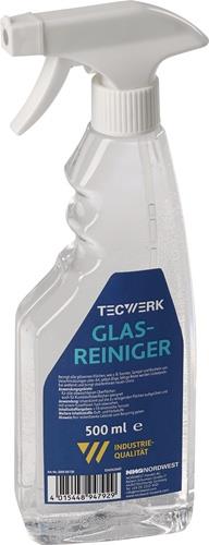 Glasreiniger 500ml Sprühflasche TECWERK