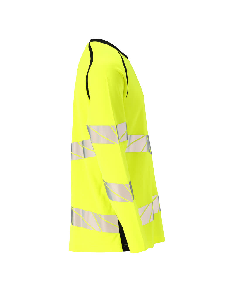 Langarmshirt ACCELERATE SAFE Hi-vis Gelb/Schwarz L  ONE