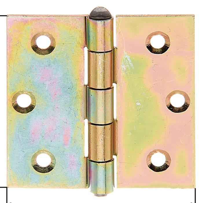 Scharnier sendzimirverzinkt quadratisch 6 2,0 mm 76 mm 76 mm 76 mm