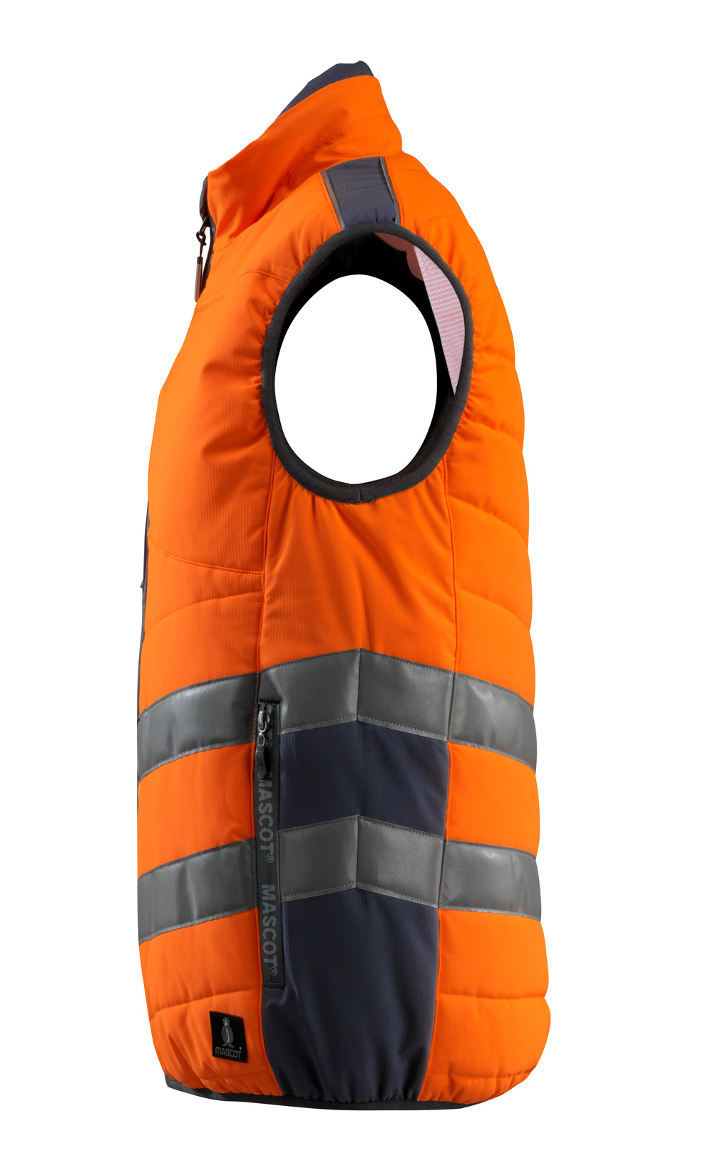 Winterweste SAFE SUPREME Hi-vis Orange/Schwarzblau L