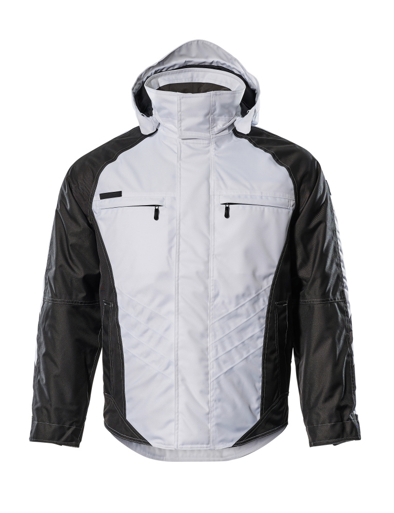 Winterjacke UNIQUE Weiß/Dunkelanthrazit L