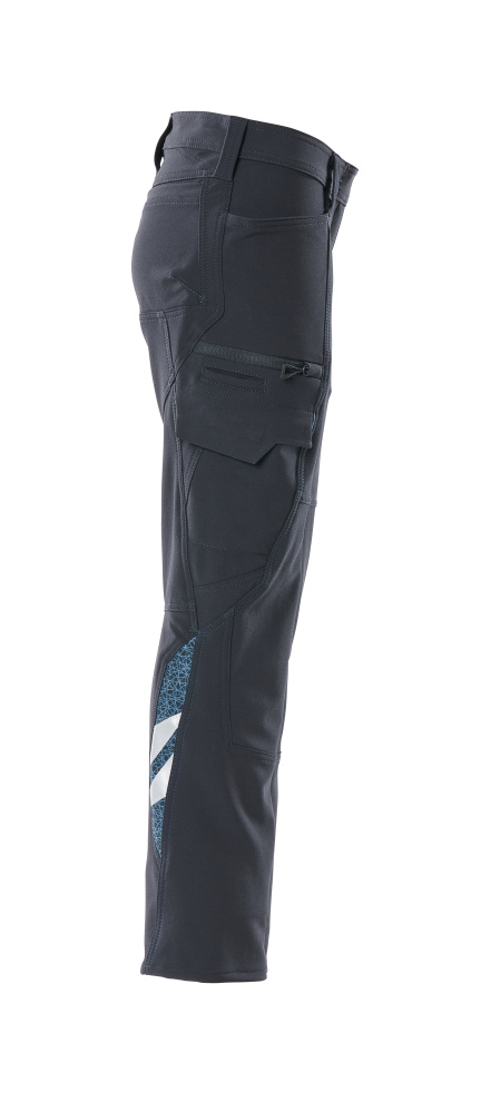 Damen-Passform PEARL Hose mit Schenkeltaschen ACCELERATE Schwarzblau 76C38
