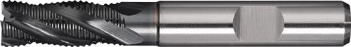 Schaftfräser DIN 844 Typ HR D.10mm HSS-Co PM ALCRONA Weldon Z.4 kurz TECWERK
