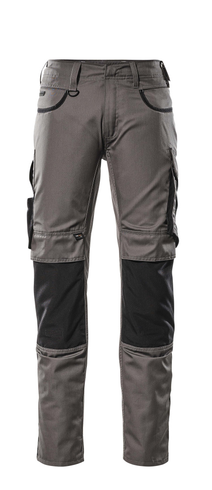 Hose mit Knietaschen UNIQUE Anthrazit/Schwarz 82C44