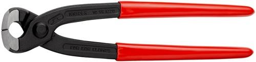 Ohrklemmenzange Gesamt-L.220mm Kopf schwarz atram.Kunststoff-Überzug KNIPEX