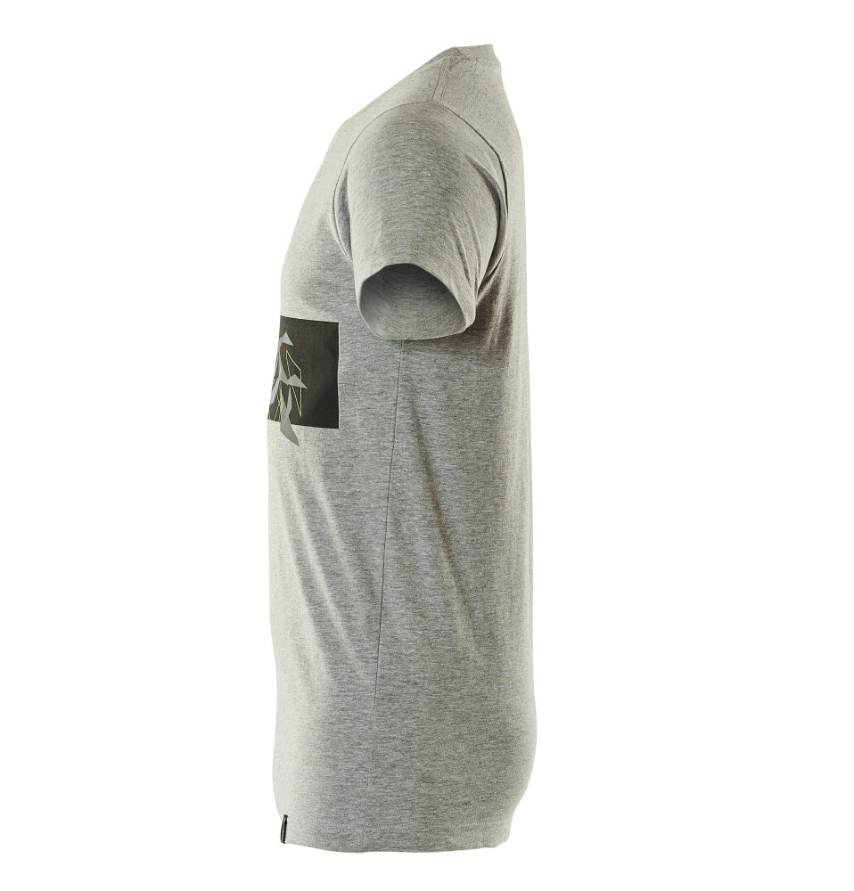 T-Shirt ACCELERATE SAFE Grau-meliert/Hi-vis Gelb S