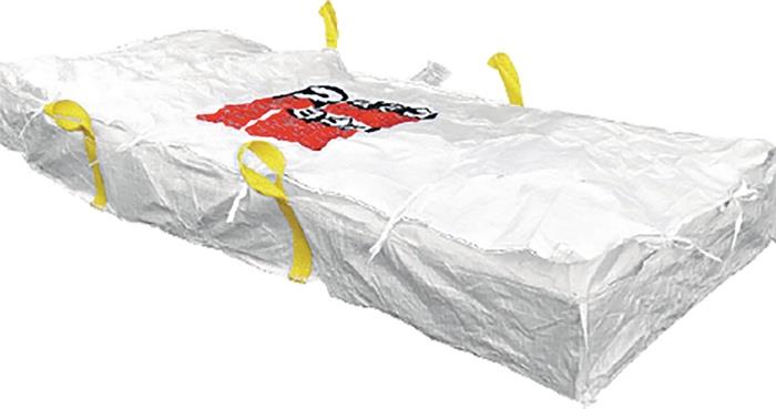 Plattensack Platten-Bag Asbest Material Polypropylen 90 g/m² DESABAG 1500 kg 3200 mm