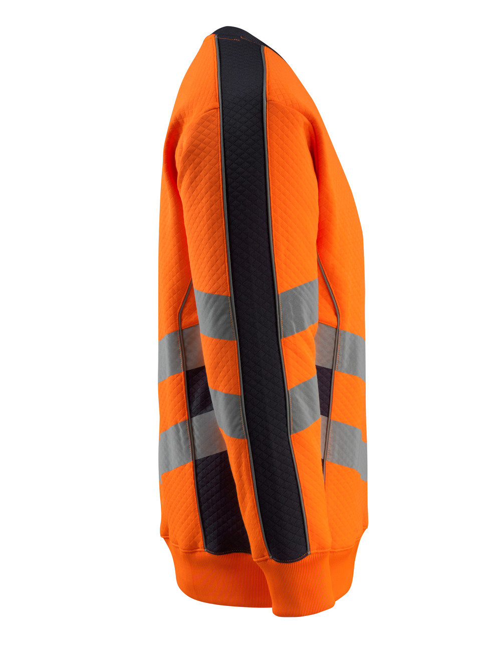 Sweatshirt SAFE SUPREME Hi-vis Orange/Schwarzblau M